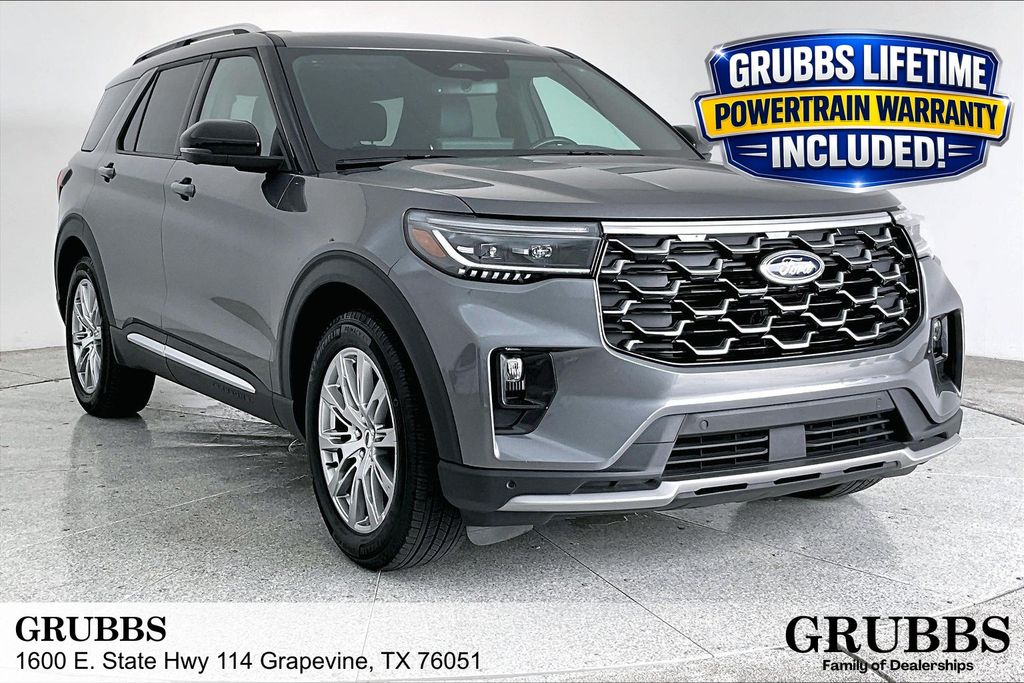 Gray Metallic 2025 Ford Explorer SUV / Crossover Rear-Wheel Drive Automatic