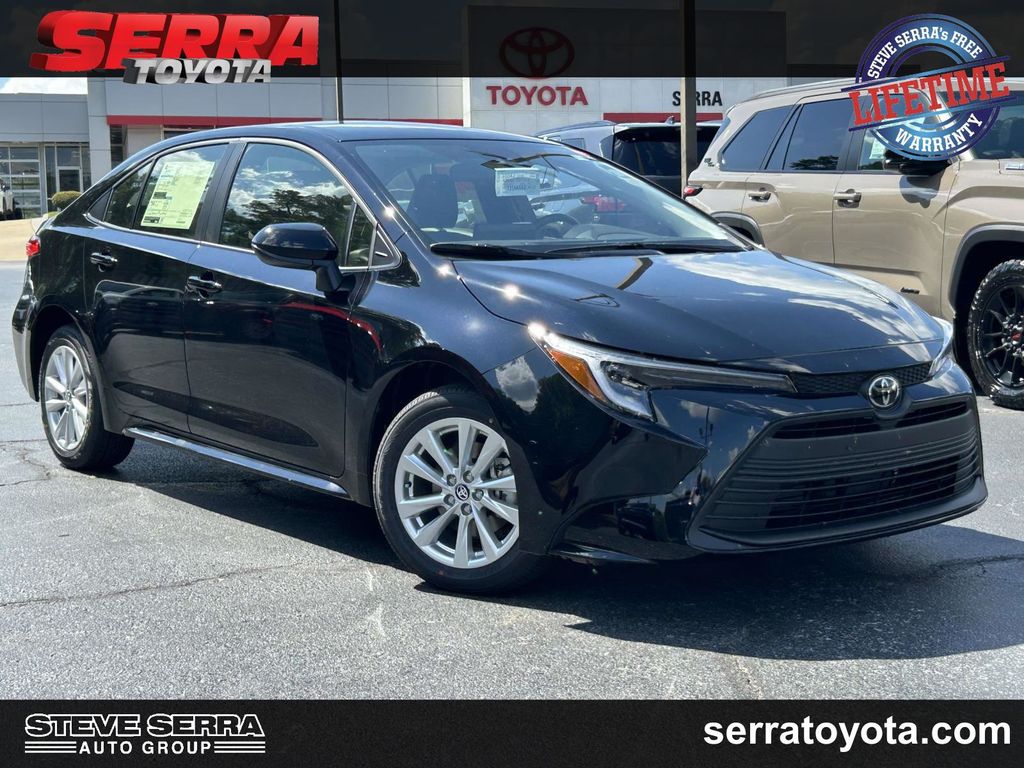 Midnight Black Metallic 2026 Toyota Corolla Hybrid Sedan Front-Wheel Drive Continuously Variable Transmission
