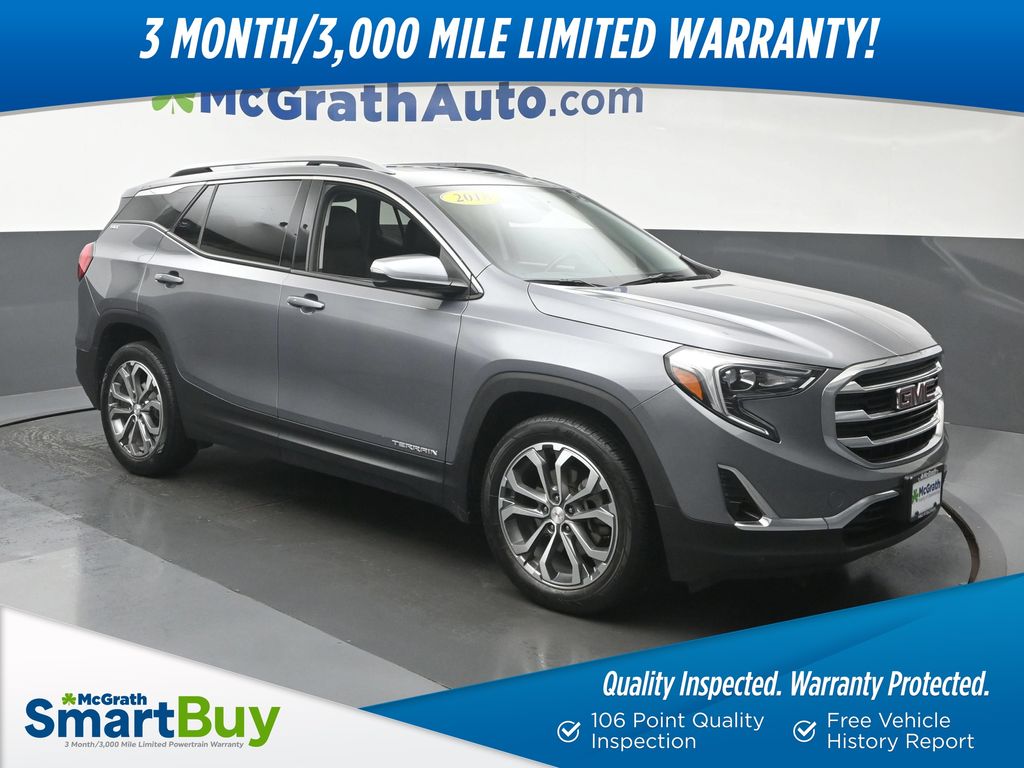 Gray (Satin Steel Metallic) 2018 GMC Terrain SUV / Crossover Front-Wheel Drive 9-Speed Automatic