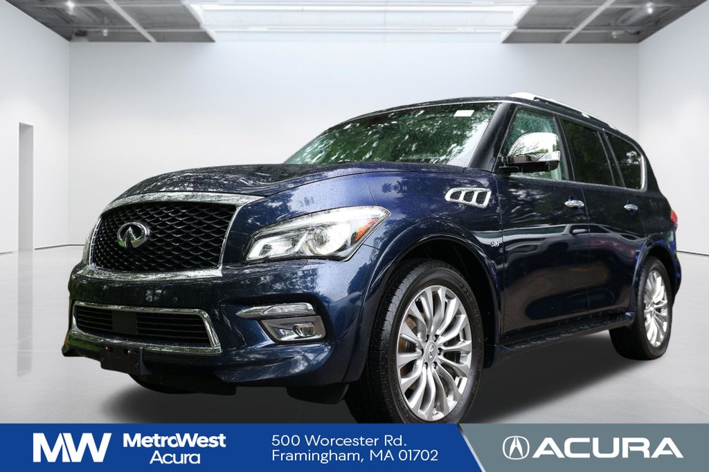 Hermosa Blue 2017 INFINITI QX80 SUV / Crossover All-Wheel Drive 7-Speed Automatic
