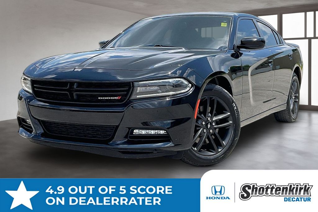 Pitch Black Clearcoat 2019 Dodge Charger Sedan All-Wheel Drive 8-Speed Automatic