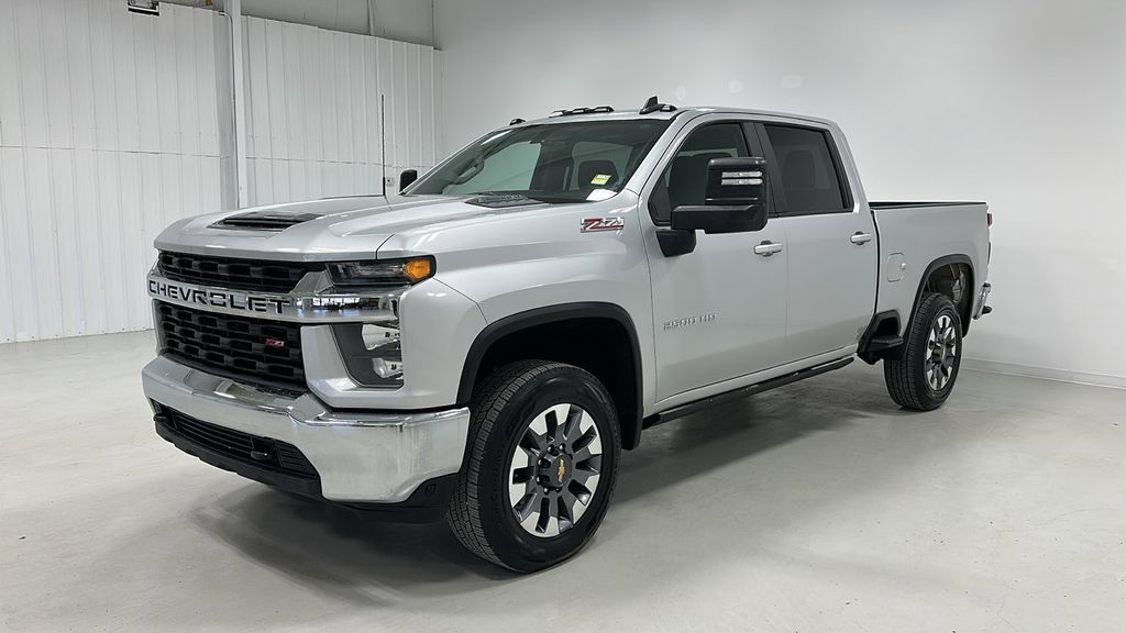 Silver Ice Metallic 2021 Chevrolet Silverado 2500HD LT Crew Cab 4WD Pickup Truck Four-Wheel Drive Automatic