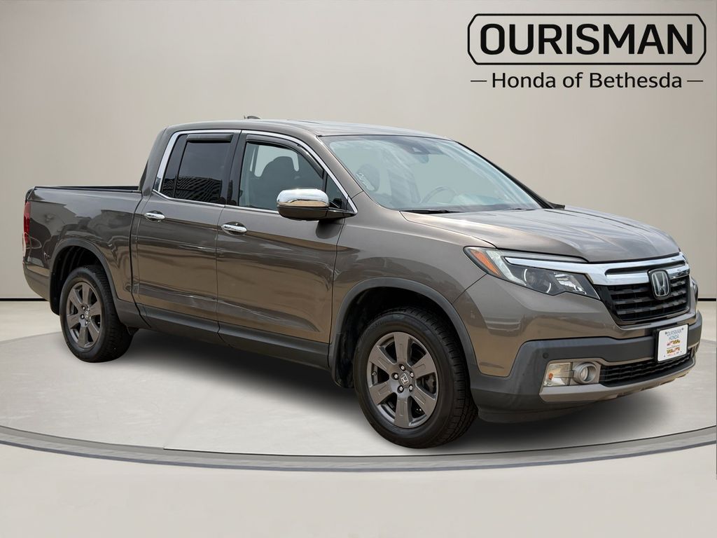 Gray 2020 Honda Ridgeline Pickup Truck All-Wheel Drive 9-Speed Automatic