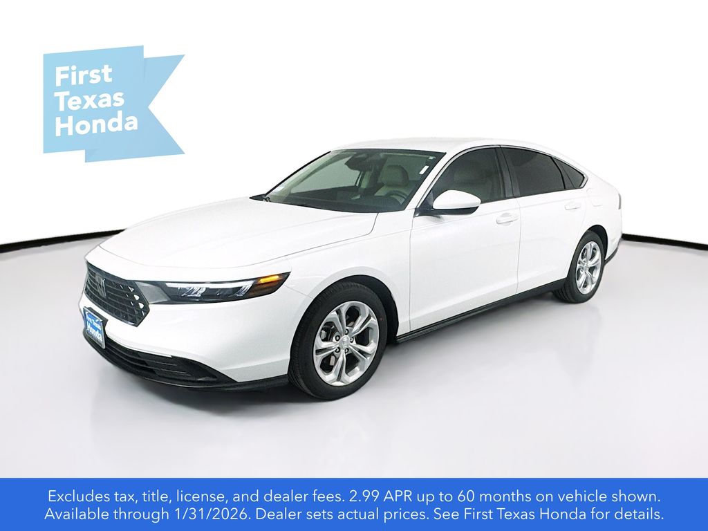 New Car 2025 Honda Accord  Lx For Sale Under $30,000 In Austin, Texas