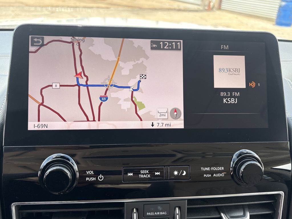 2023 Nissan Armada Platinum White at Central Houston Nissan