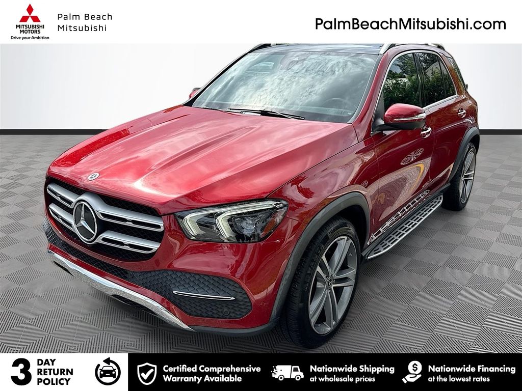 Red 2022 Mercedes-Benz GLE 450 Crossover 4MATIC SUV / Crossover All-Wheel Drive 9-Speed Automatic