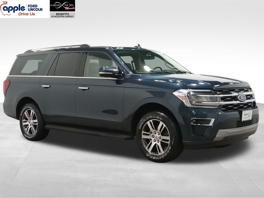 Blue Metallic 2024 Ford Expedition SUV / Crossover Four-Wheel Drive Automatic
