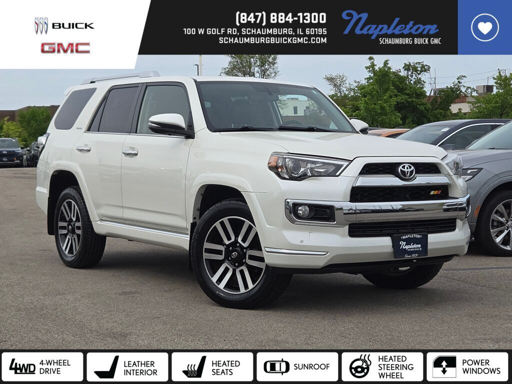 White (Blizzard Pearl) 2018 Toyota 4Runner Limited AWD SUV / Crossover All-Wheel Drive 5-Speed Automatic Overdrive