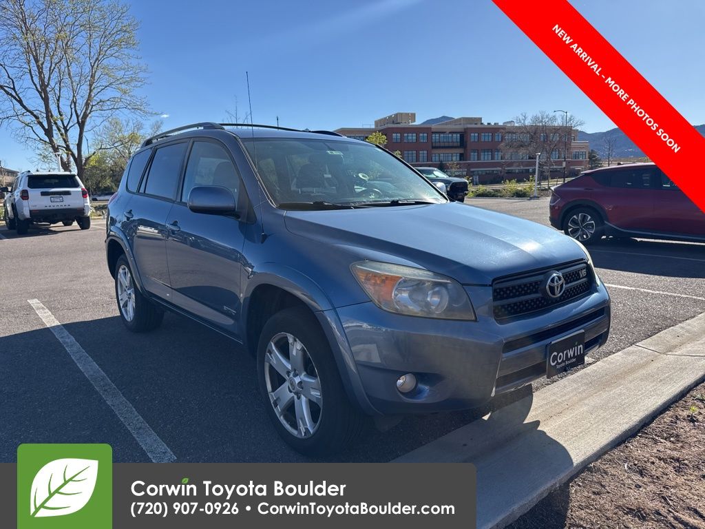 Blue 2007 Toyota RAV4 Sport V6 AWD SUV / Crossover Four-Wheel Drive 5-Speed Automatic Overdrive