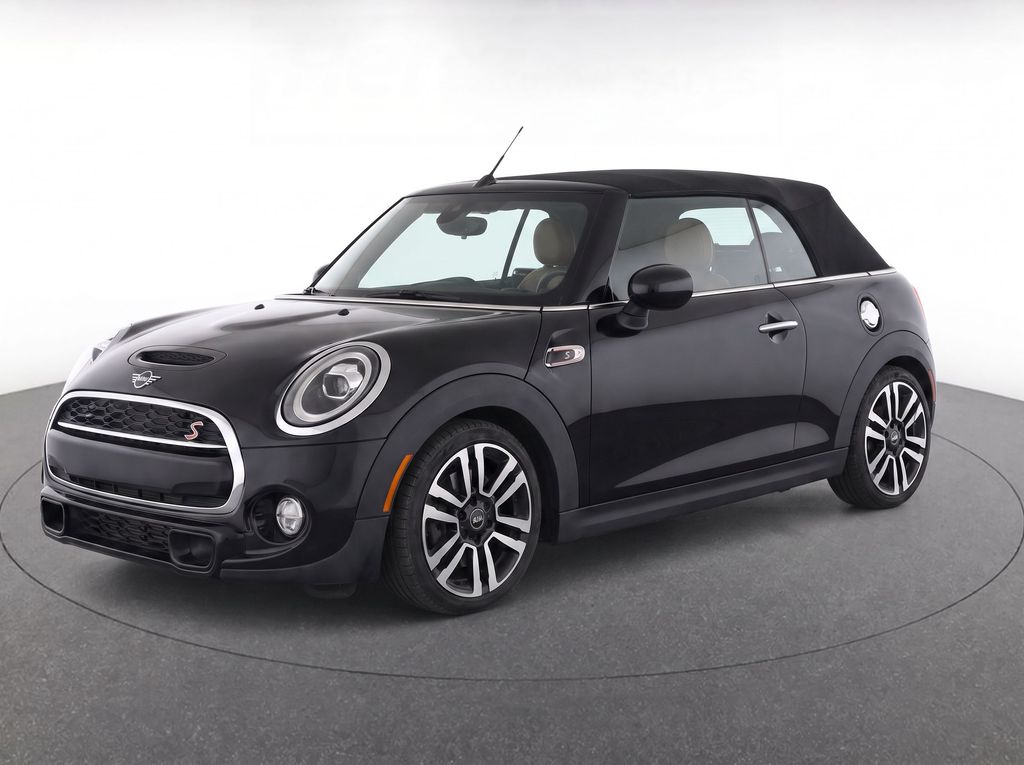 Midnight Black Metallic 2020 MINI Cooper Convertible Front-Wheel Drive Automatic