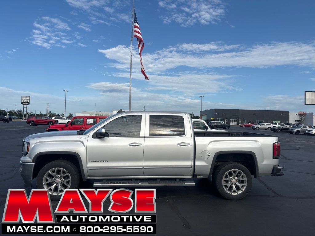 Quicksilver Metallic 2018 GMC Sierra 1500 Pickup Truck Four-Wheel Drive 6-Speed Automatic Overdrive