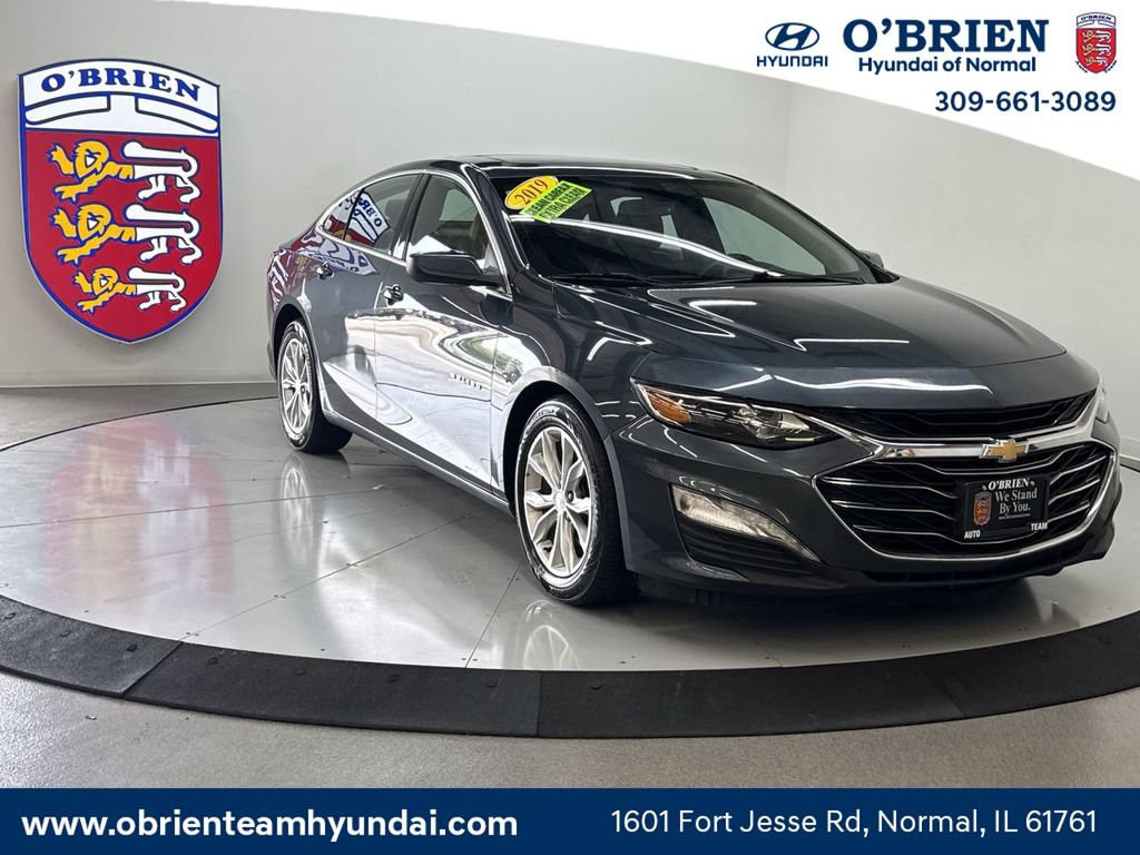 Shadow Gray Metallic 2019 Chevrolet Malibu Sedan Front-Wheel Drive Continuously Variable Transmission