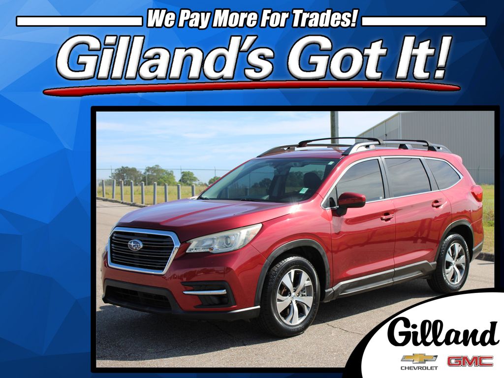 Crimson Red Pearl 2019 Subaru Ascent Premium 7-Passenger AWD SUV / Crossover All-Wheel Drive Continuously Variable Transmission