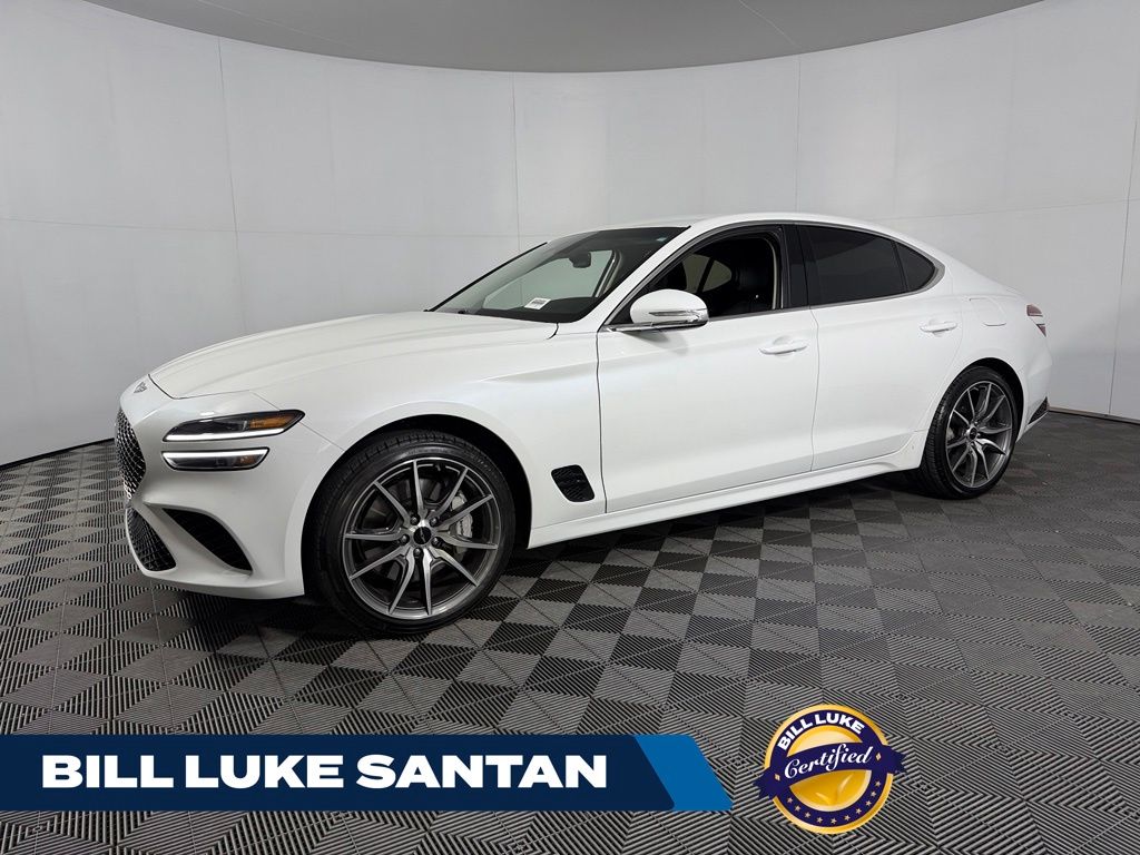 Uyuni White 2026 Genesis G70 2.5T Standard AWD Sedan All-Wheel Drive 8-Speed Automatic