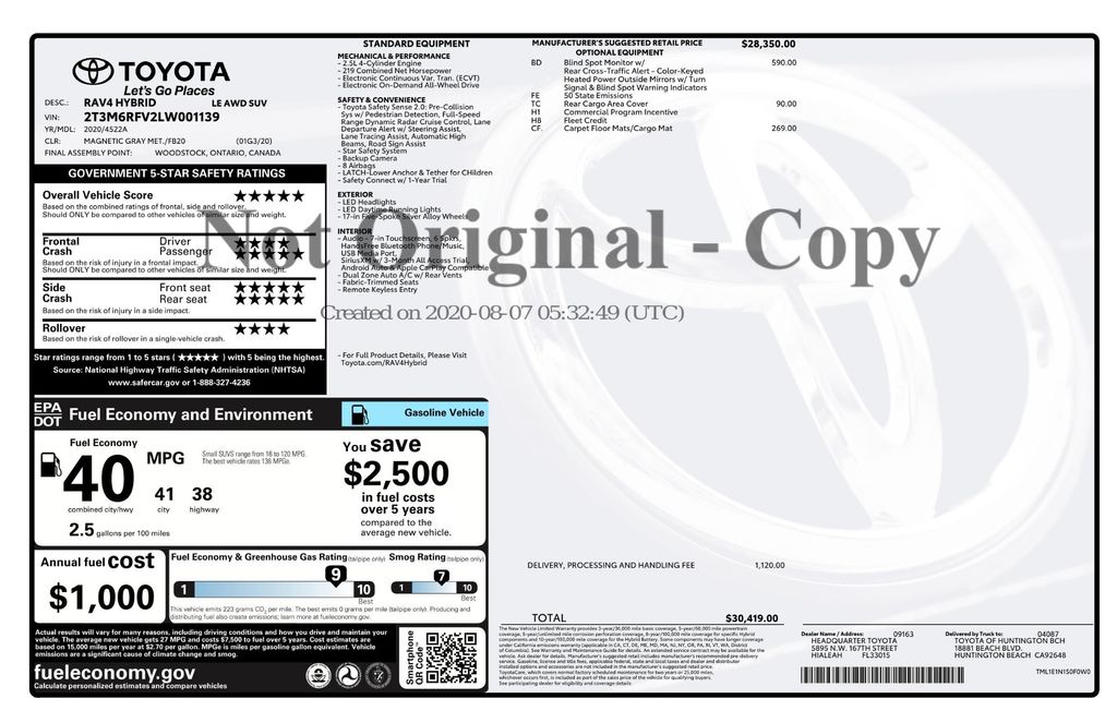 Thumbnail: 2020 Toyota RAV4 - 20