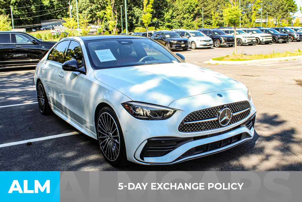 Used 2023 White Mercedes-Benz C 300 image 4