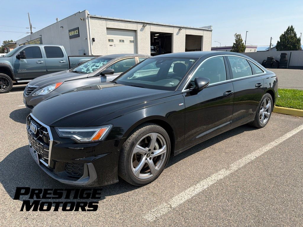 Black 2024 Audi A6 Sedan All-Wheel Drive 7-Speed Automatic