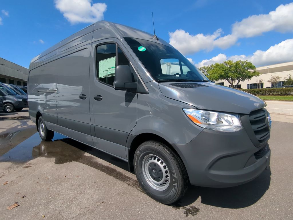 Graphite Gray 2025 Mercedes-Benz Sprinter Cargo Van Rear-Wheel Drive 9-Speed Automatic