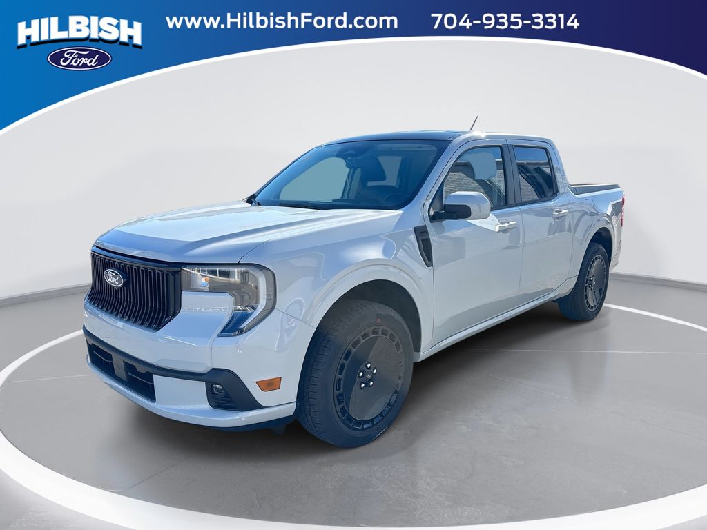 Space White Metallic 2026 Ford Maverick Lobo SuperCrew AWD Pickup Truck All-Wheel Drive 7-Speed Automatic