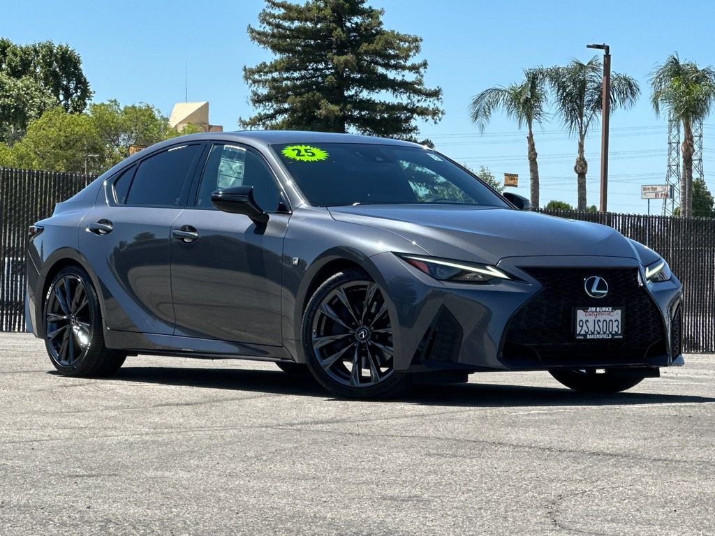 Cloudburst Gray 2025 Lexus IS Sedan Rear-Wheel Drive 8-Speed Automatic