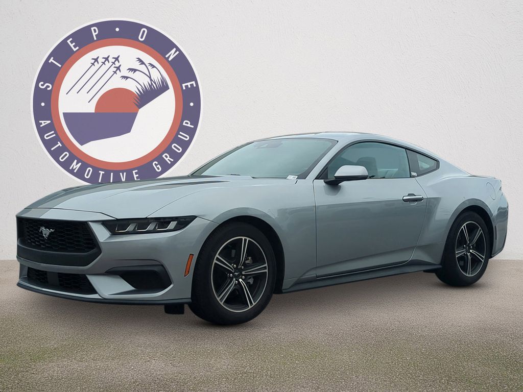 Silver Metallic 2024 Ford Mustang EcoBoost Premium Fastback RWD Coupe Rear-Wheel Drive Automatic
