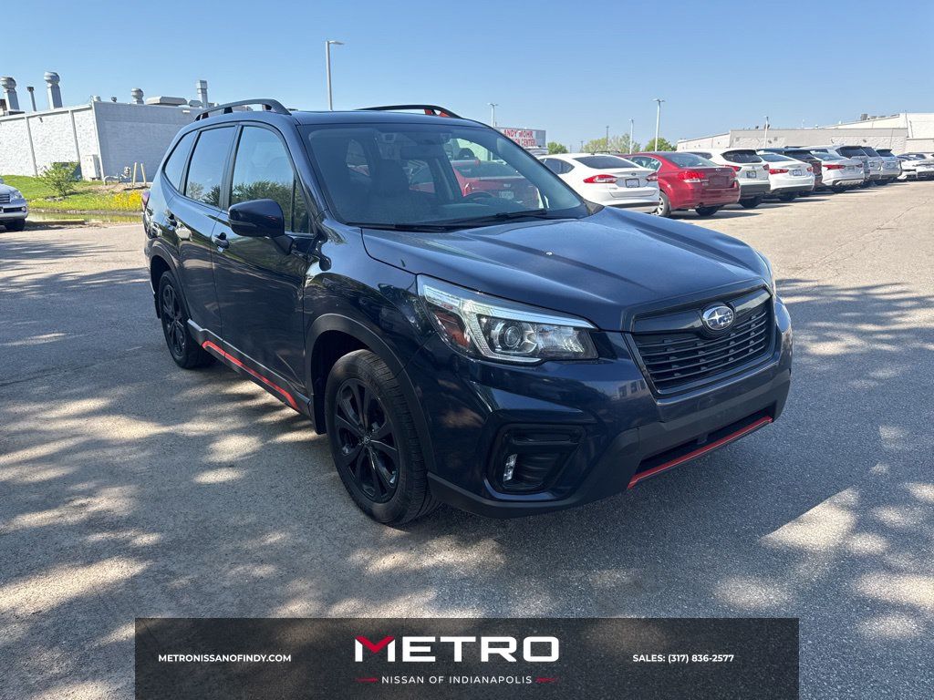 Dark Blue Pearl 2019 Subaru Forester SUV / Crossover All-Wheel Drive Continuously Variable Transmission