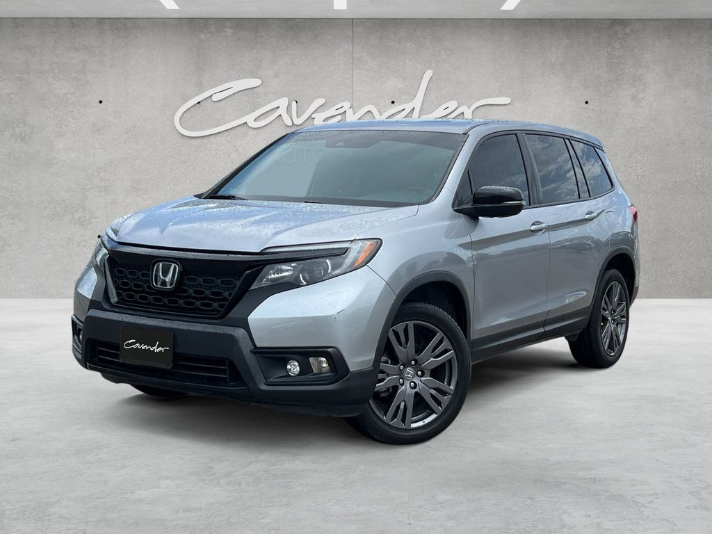 Gray 2021 Honda Passport EX-L AWD SUV / Crossover All-Wheel Drive 9-Speed Automatic