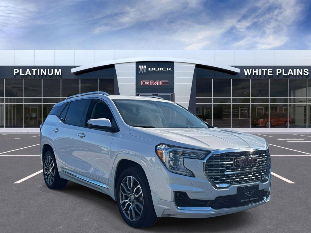 White Frost Tricoat 2024 GMC Terrain SUV / Crossover All-Wheel Drive 9-Speed Automatic