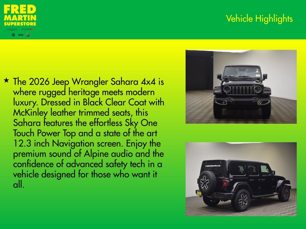 new 2026 Jeep Wrangler car, priced at $52,438