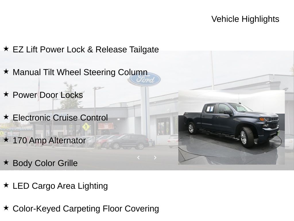 2021 Chevrolet Silverado 1500 Custom