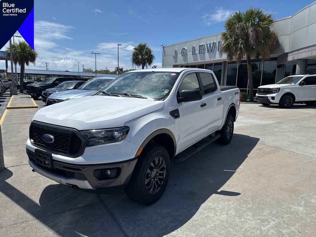 Oxford White 2020 Ford Ranger XLT SuperCrew 4WD Pickup Truck Four-Wheel Drive Automatic