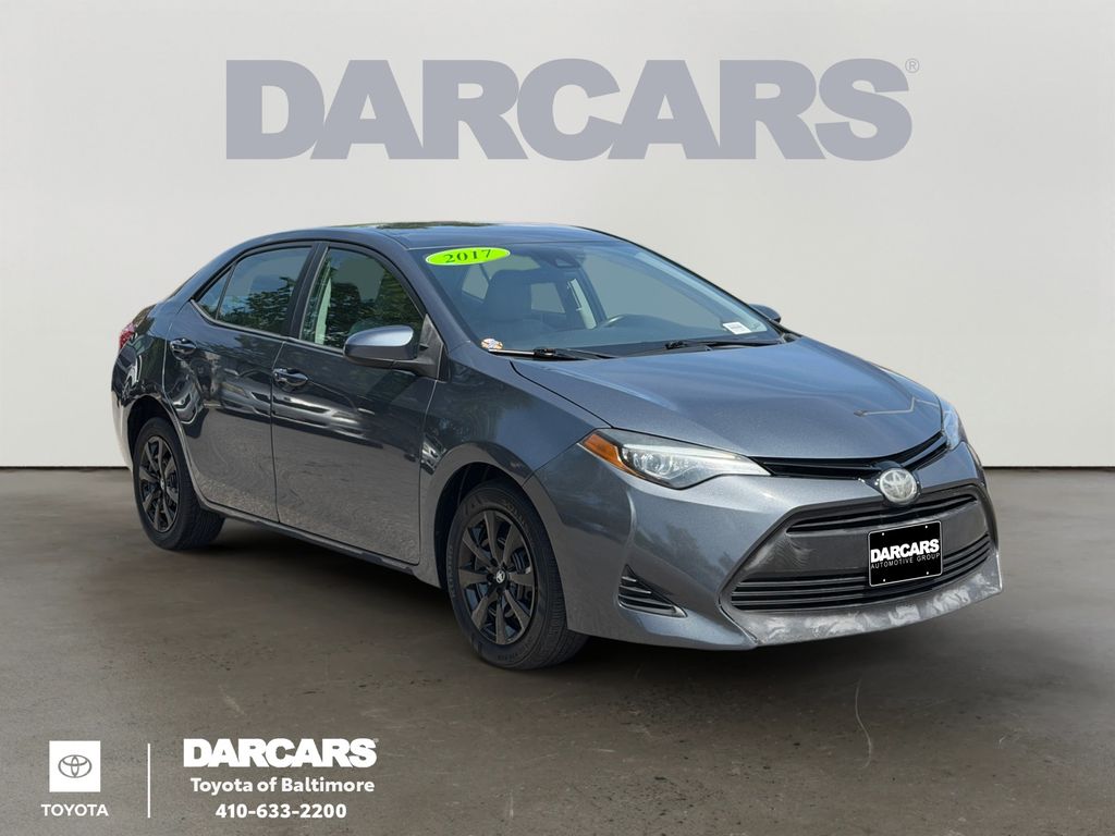 Slate Metallic 2017 Toyota Corolla Sedan Front-Wheel Drive Continuously Variable Transmission