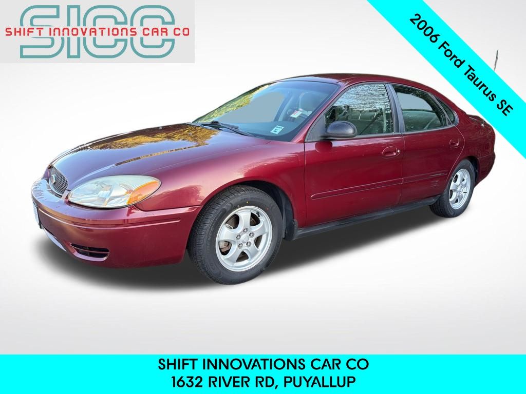 Red 2006 Ford Taurus SE Sedan Front-Wheel Drive 4-Speed Automatic Overdrive