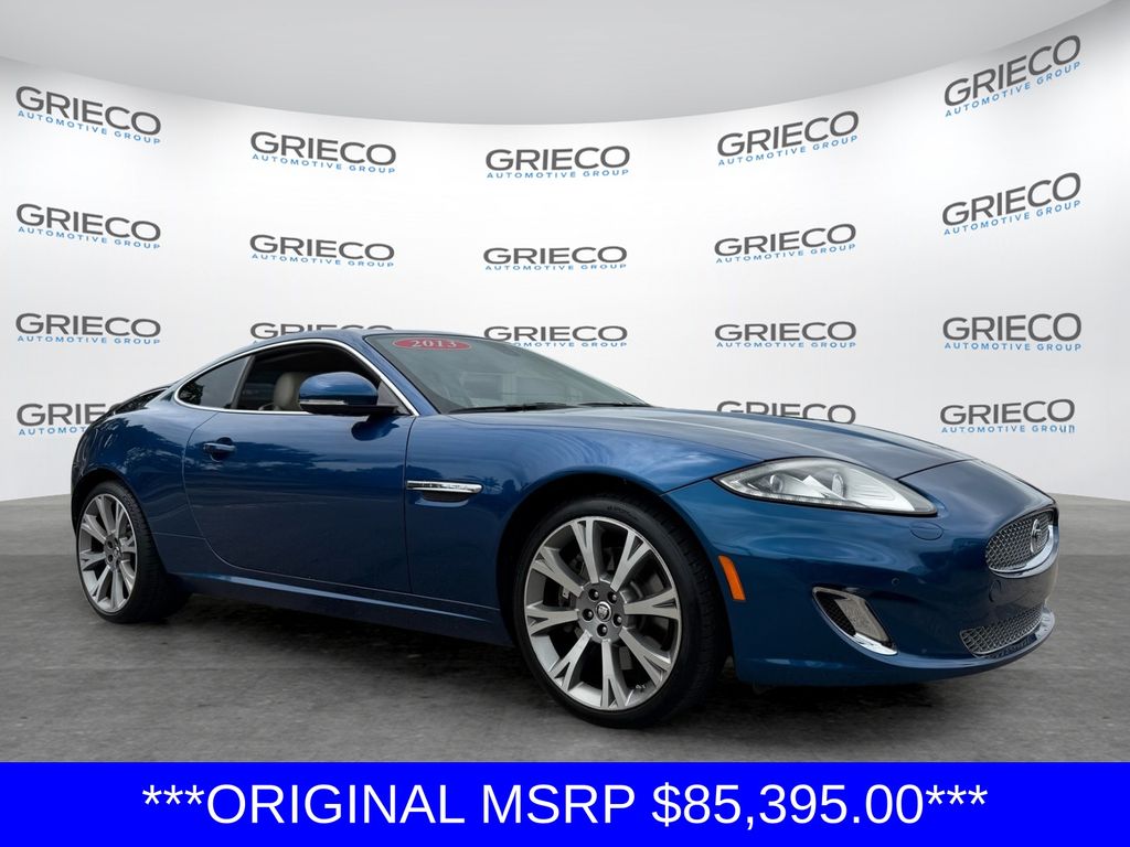 Kyanite Blue 2013 Jaguar XK-Series XK Coupe RWD Coupe Rear-Wheel Drive 6-Speed Automatic Overdrive