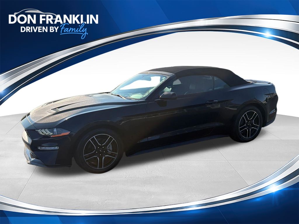 Shadow Black 2020 Ford Mustang Convertible Rear-Wheel Drive Automatic