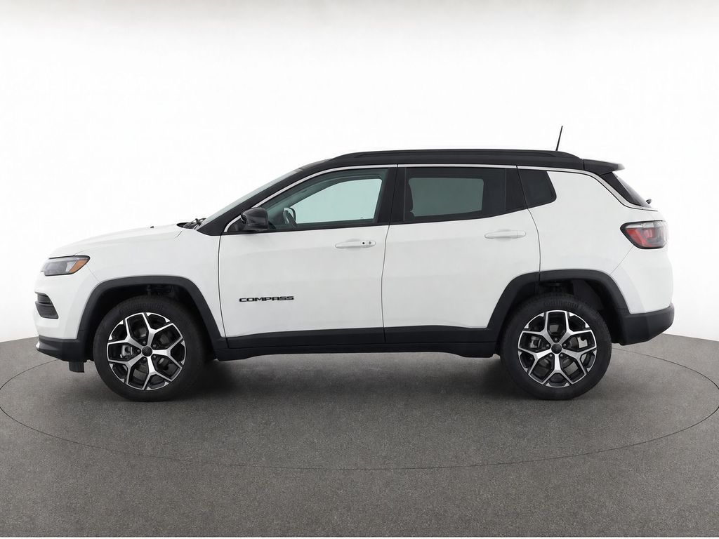 2025 Jeep Compass Limited White at South Hills CDJR