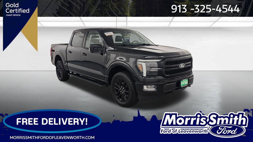 Agate Black Metallic 2024 Ford F-150 Pickup Truck Four-Wheel Drive Automatic