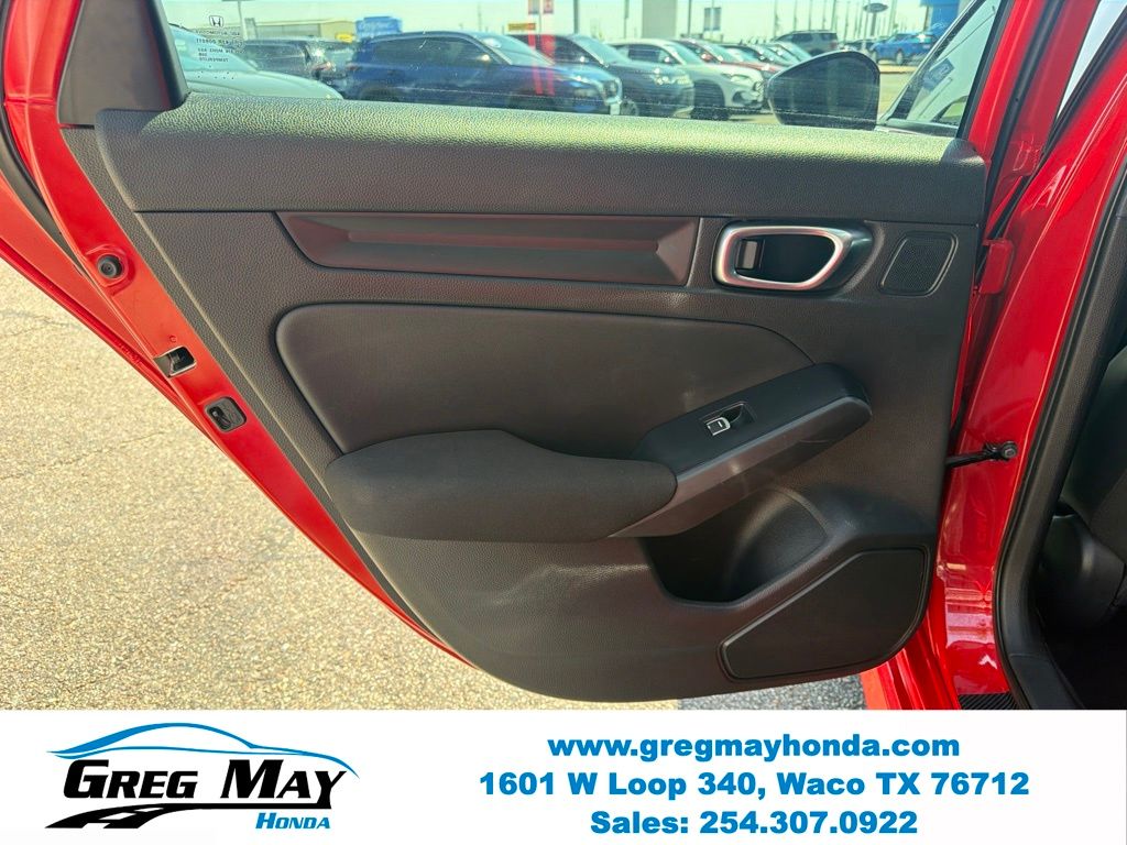 2025 Honda Civic Sport Red at Greg May Honda