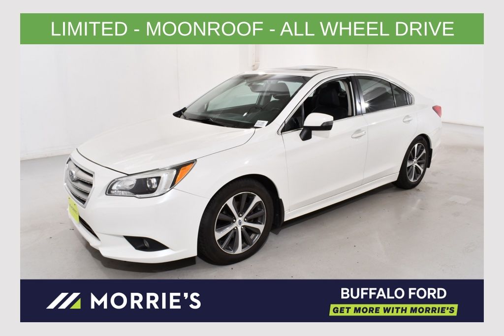 Crystal White Pearl 2015 Subaru Legacy Sedan All-Wheel Drive Continuously Variable Transmission