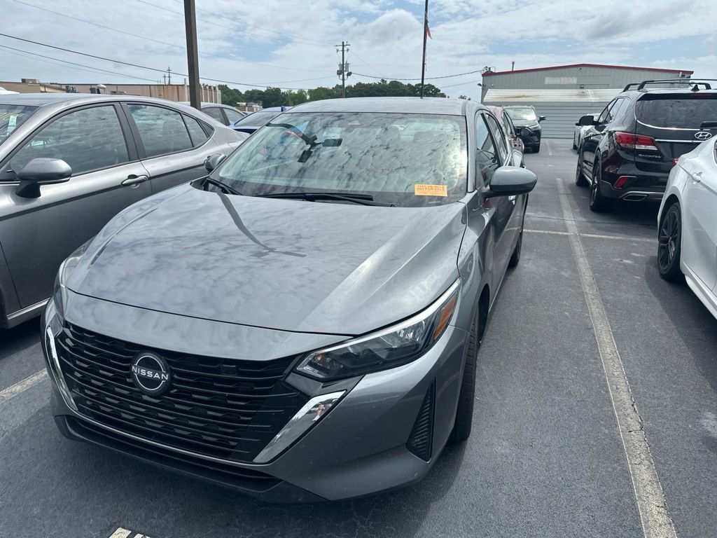 Gray (Gun Metallic) 2024 Nissan Sentra Sedan Front-Wheel Drive Continuously Variable Transmission