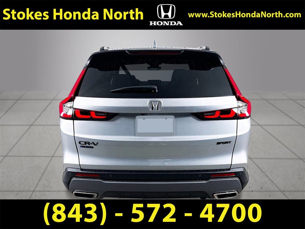 2026 Honda CR-V Hybrid Sport-L Silver at Stokes Honda North