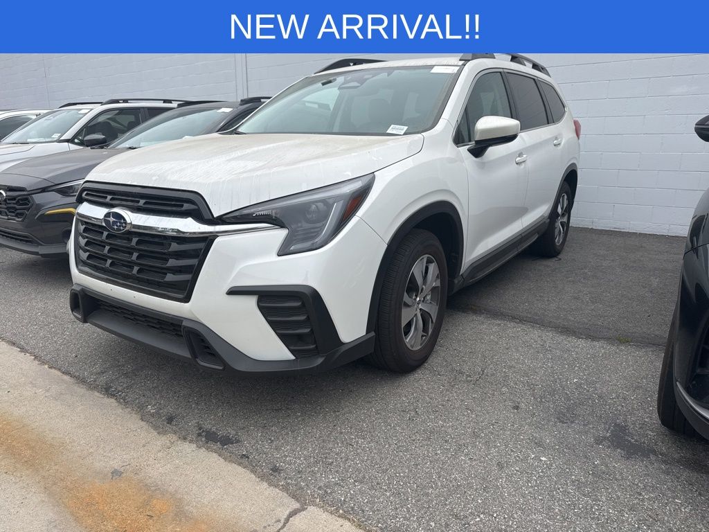 Crystal White Pearl 2025 Subaru Ascent Premium 8-Passenger AWD SUV / Crossover All-Wheel Drive Continuously Variable Transmission