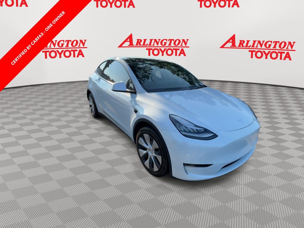 Used 2021 Tesla Model Y Long Range with VIN 5YJYGDEE3MF110087 for sale in Jacksonville, FL