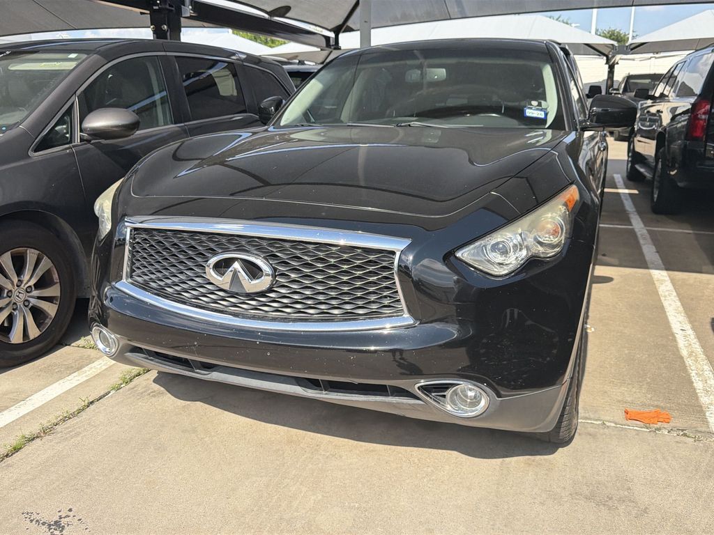 Black Obsidian 2017 INFINITI QX70 SUV / Crossover Rear-Wheel Drive 7-Speed Automatic