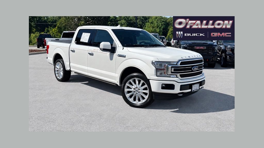 Star White Metallic Tri-Coat 2020 Ford F-150 Pickup Truck Four-Wheel Drive Automatic