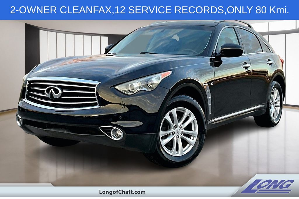 Black Obsidian 2016 INFINITI QX70 RWD SUV / Crossover Rear-Wheel Drive 7-Speed Automatic