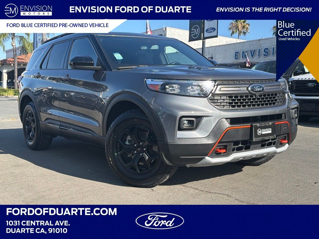 Gray Metallic 2023 Ford Explorer Timberline AWD SUV / Crossover All-Wheel Drive Automatic