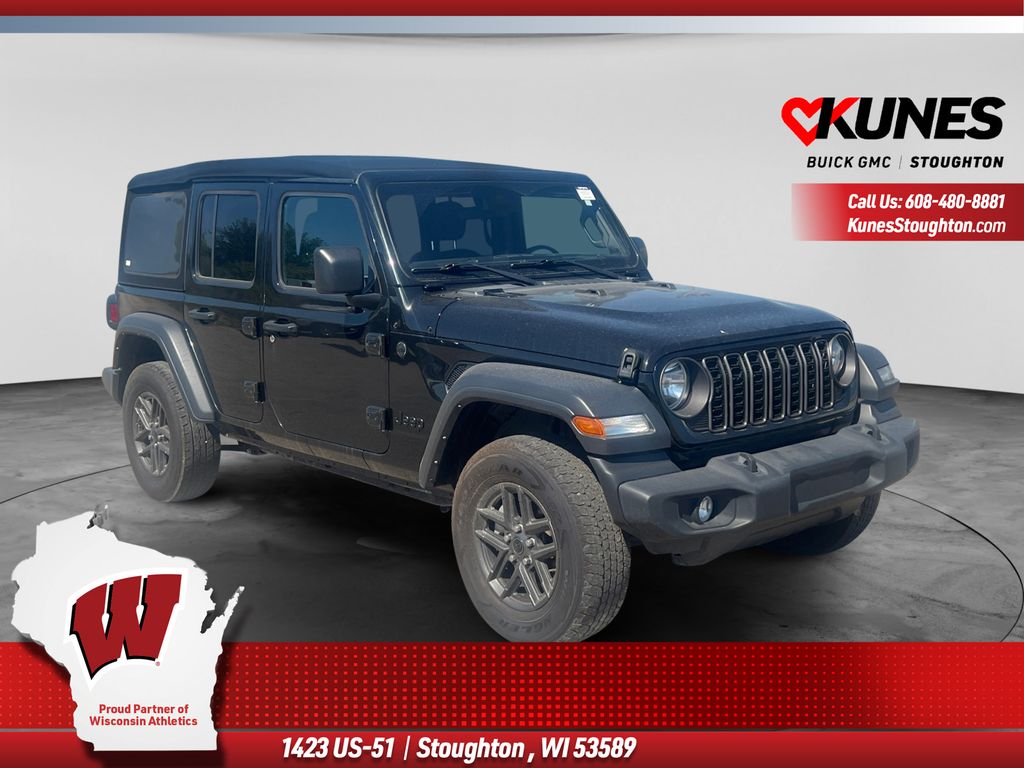 Black Clearcoat 2024 Jeep Wrangler SUV / Crossover Four-Wheel Drive 8-Speed Automatic
