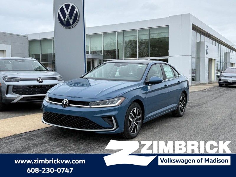 Monterey Blue Pearl 2026 Volkswagen Jetta Sedan Front-Wheel Drive 8-Speed Automatic