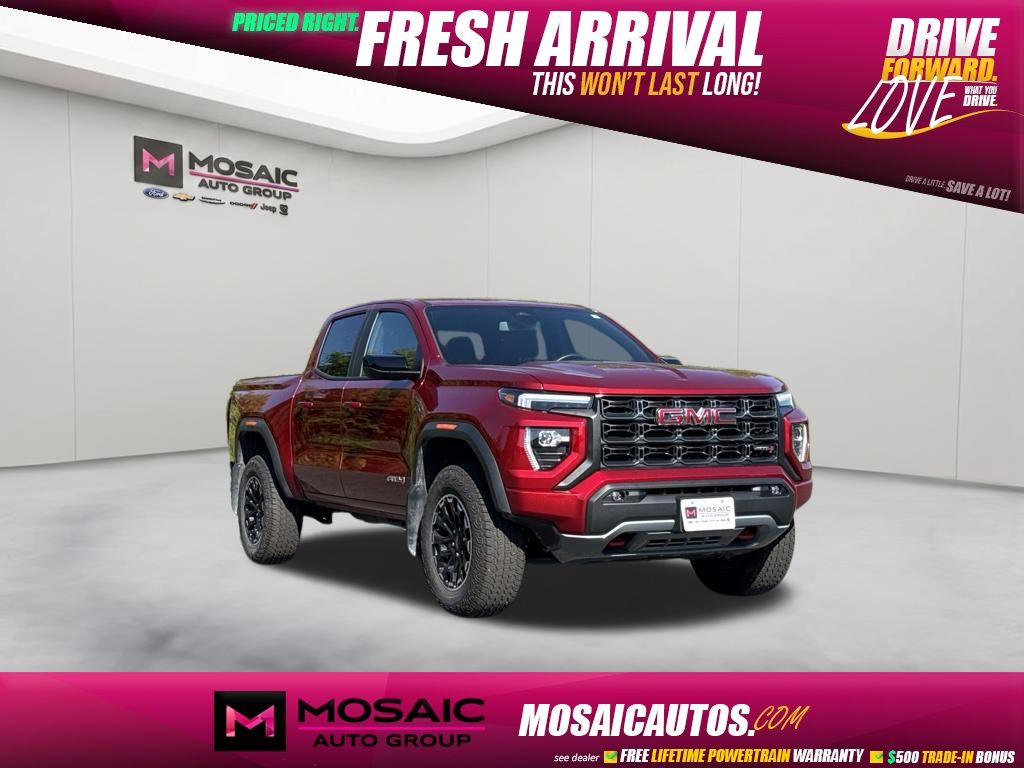 Volcanic Red Tintcoat 2026 GMC Canyon Pickup Truck Four-Wheel Drive 8-Speed Automatic